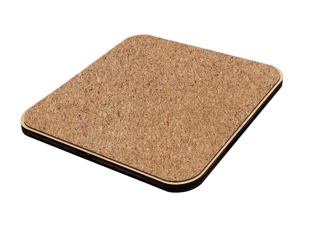 Pumpkin Wooden Cork Coasters Gift Set of 4 by G. Debrekht - Thanksgiving Decor  - 8199447C-S4