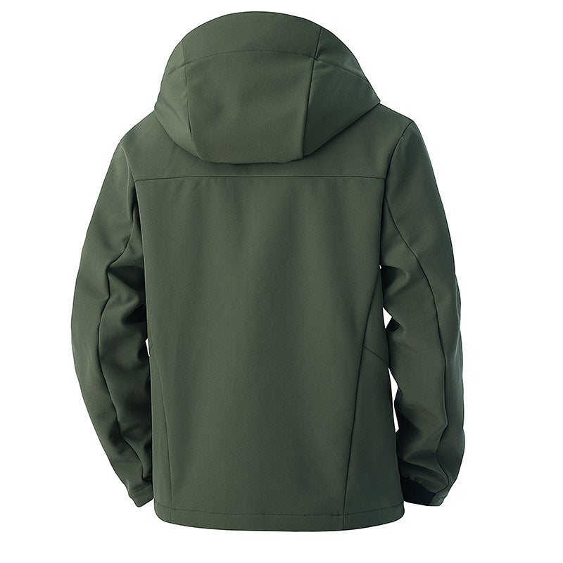 Soft Shell Men's Windproof Waterproof Outdoor Shell Jacket