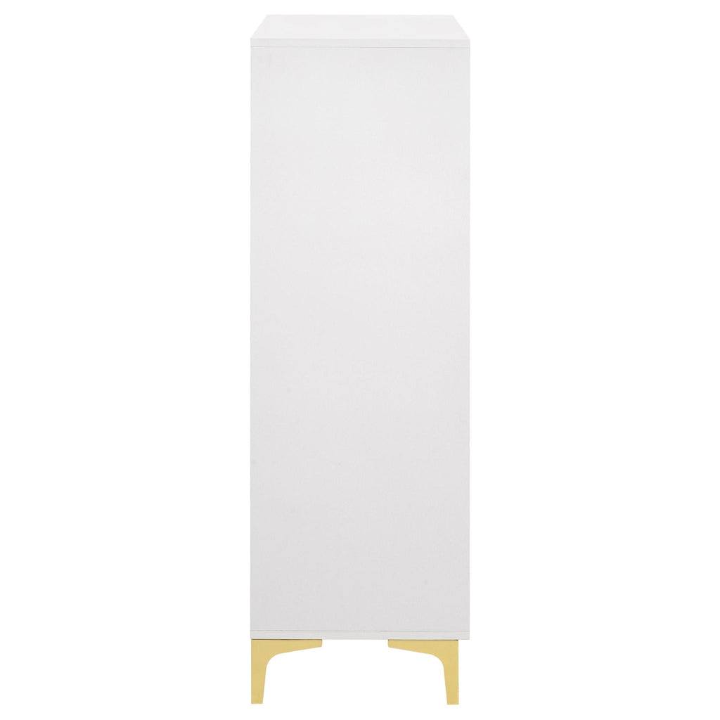 Karena - Rectangular 5 Drawer Chest - White
