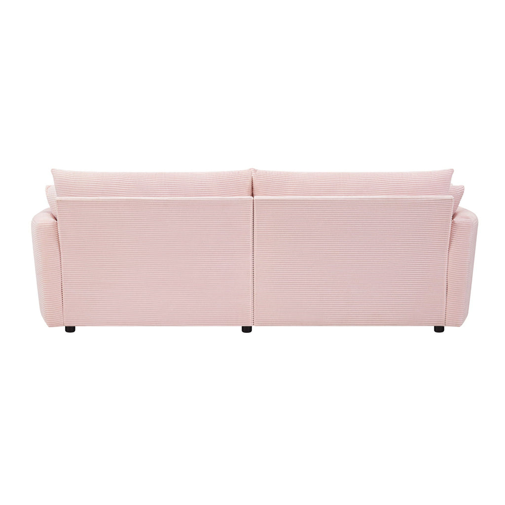 Oversized Double Chaise Lounge Sofa With USB Ports