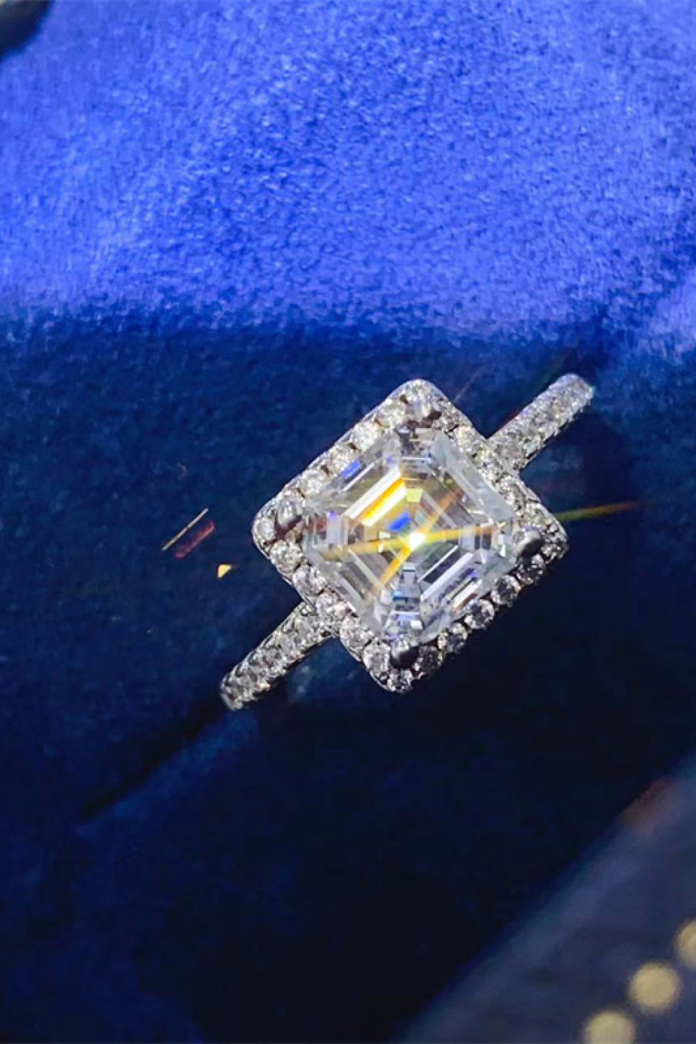 2 Carat Sparkala™ Platinum Over Pure Sterling Silver Ring