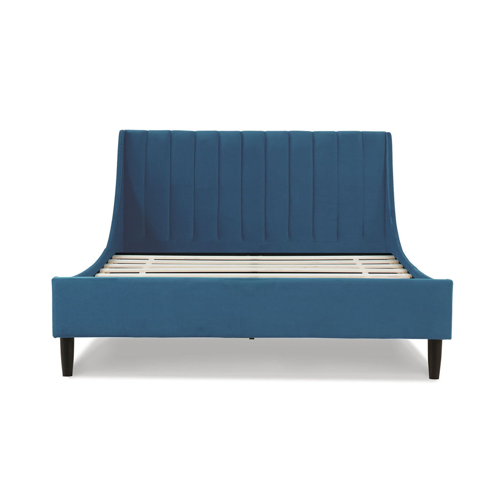 Aspen - Vertical Tufted Modern Headboard Platform Bed Set