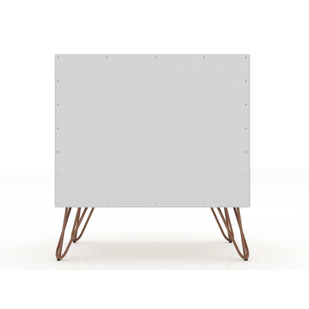 Rockefeller - Nightstand With 2 Drawers - White