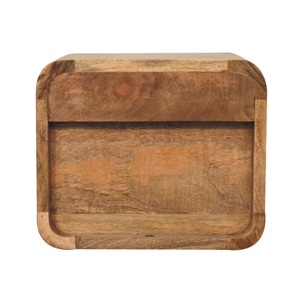Mini Floating Open Bedside - Oak