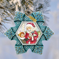 A Friends Sculpted Hand-Painted Christmas Ornament by G. DeBrekht - Wildlife Holiday Decor - 6102184