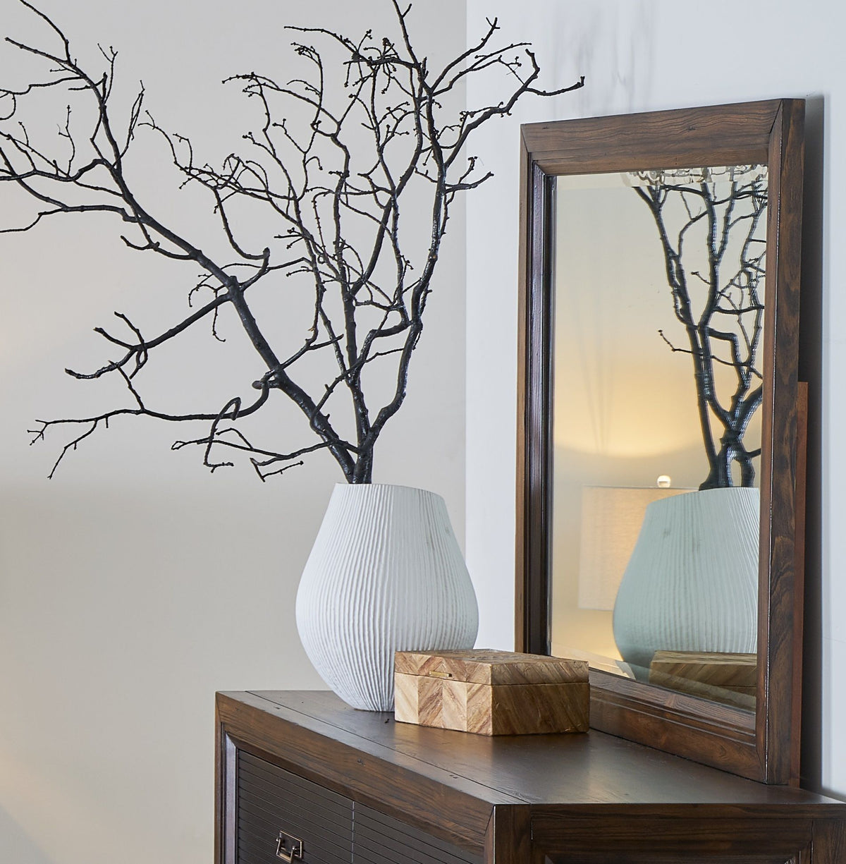 Landscape Mirror - Rustic Buckeye