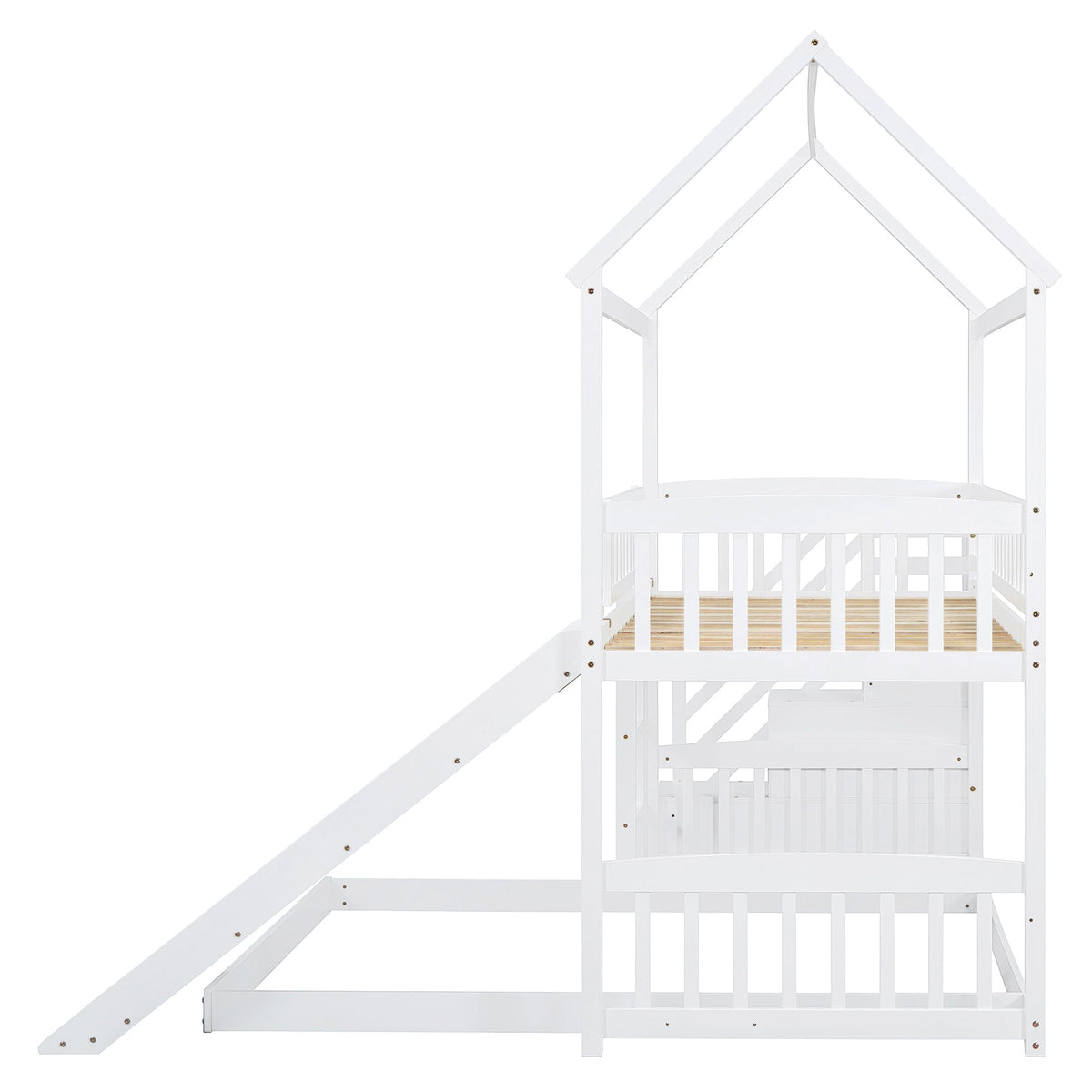 House Bunk Bed With Slide