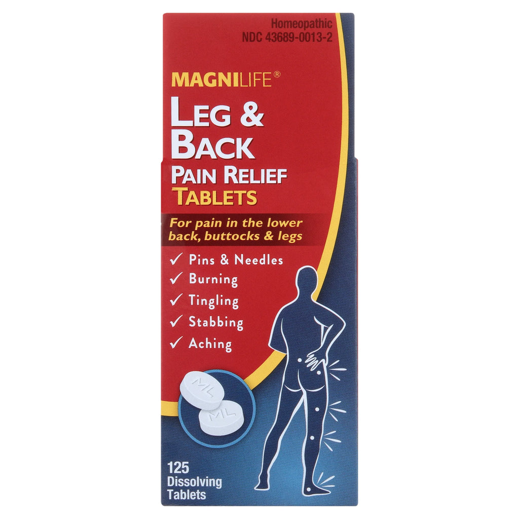 Leg & Back Pain Relief Quick Dissolving Tablets, 125 Count