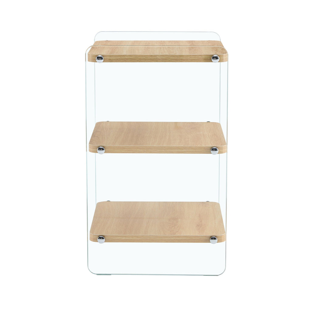 Modern 3 Layer Bedside Cabinet With Storage Function