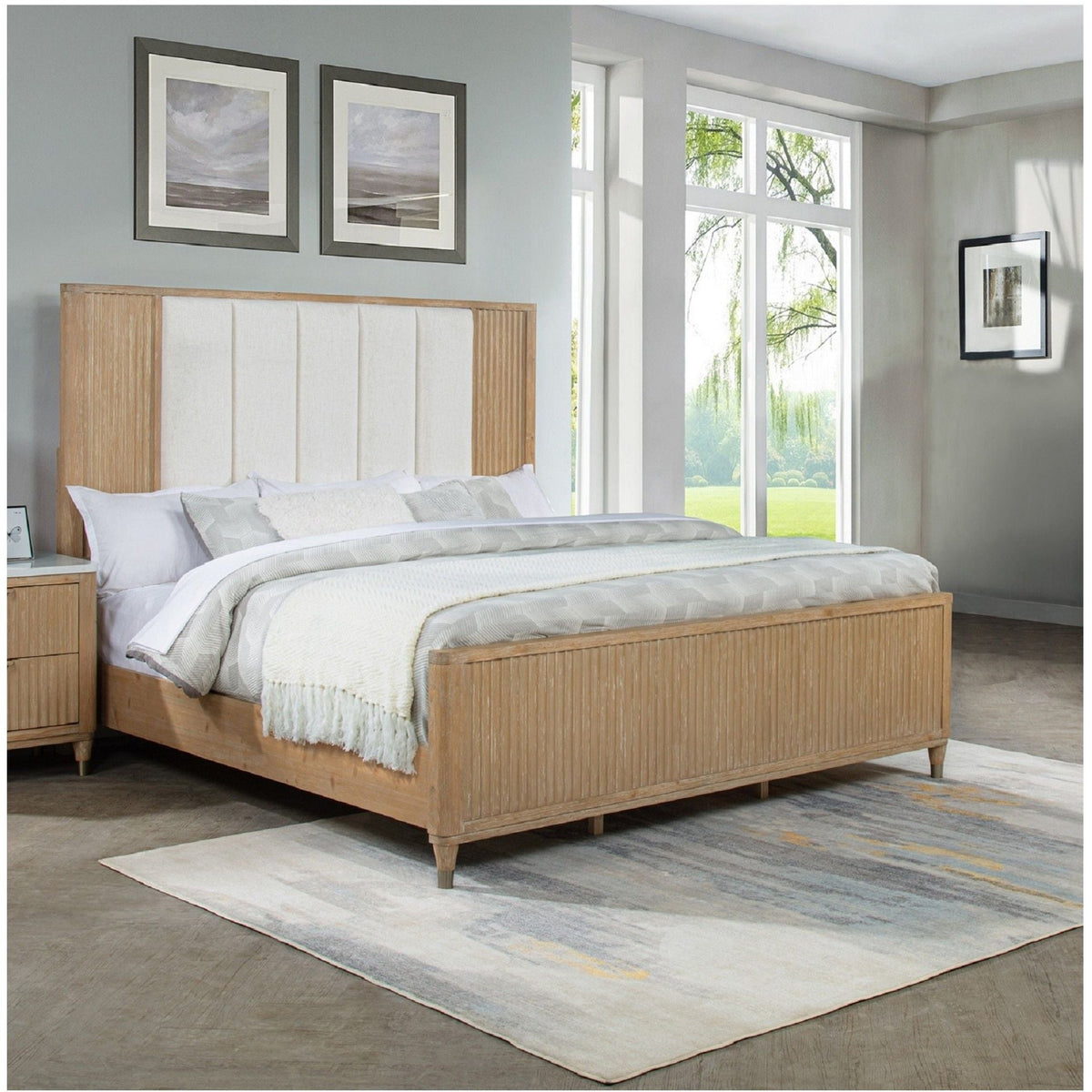 High Headboard Bed
