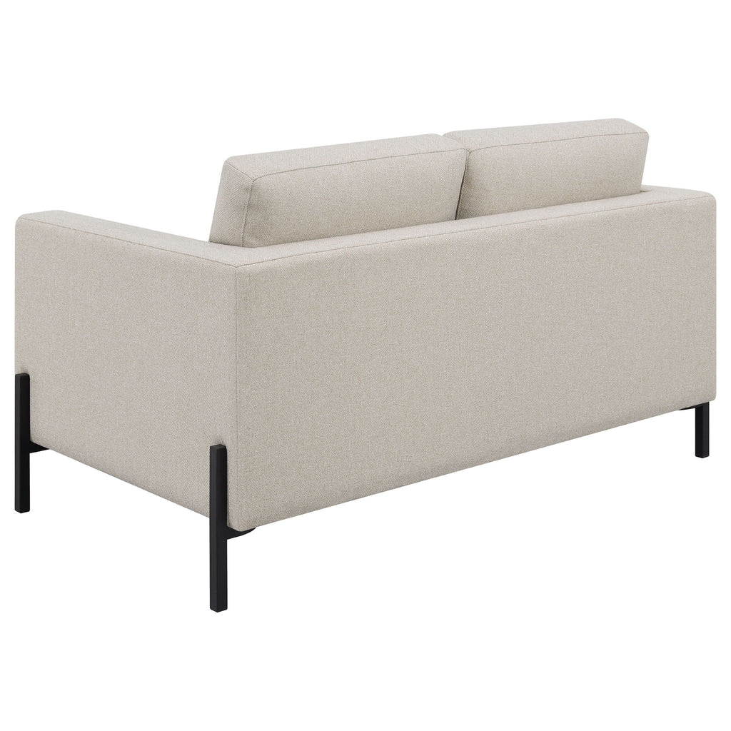 Dulcie - Loose Back Loveseat - Oatmeal
