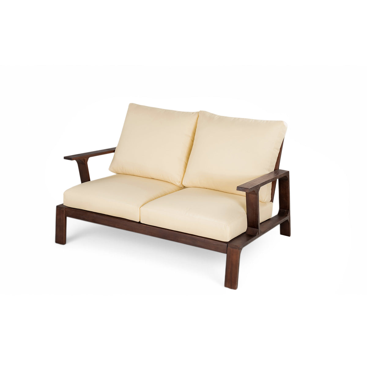 4 Pieces Outdoor Sofa Set with Cushions and Coffee Table