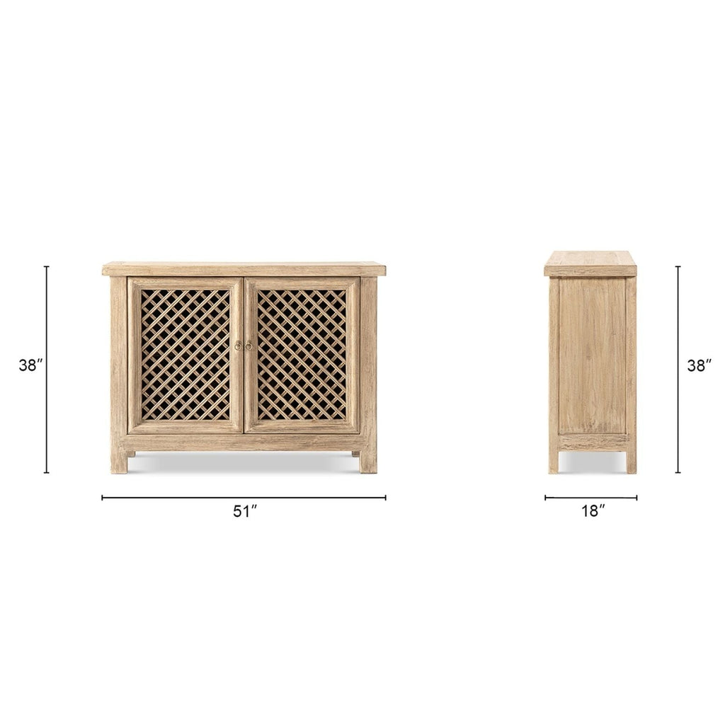 Arden - 2 Door Accent Storage Cabinet - Natural