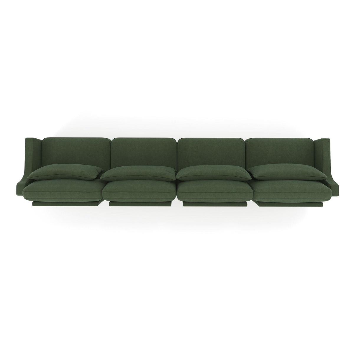 Elegant Sofa With Ergonomic Design And Lumbar Pillows