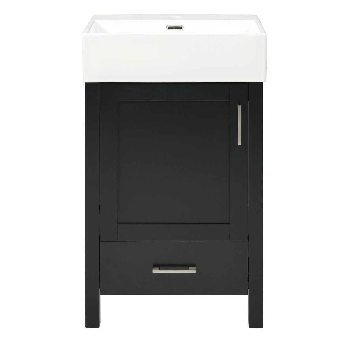 Bathroom Vanity With Sink, Frame And Drawer