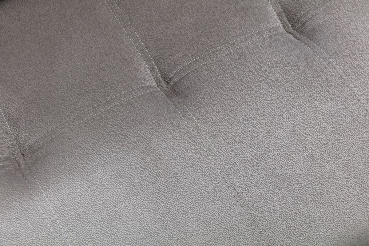 Reversible Sectional Storage Sleeper Sofa Bed, L-Shape 2 Seat Sectional Chaise With Storage, Skin-Feeling Fabric