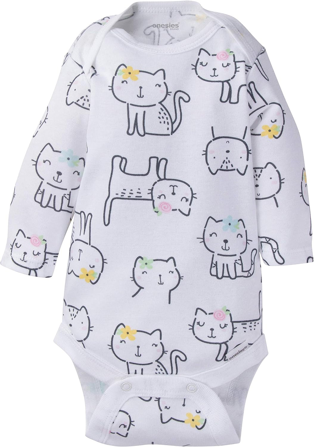 , Unisex Baby, 6-Pack Long Sleeve Bodysuits