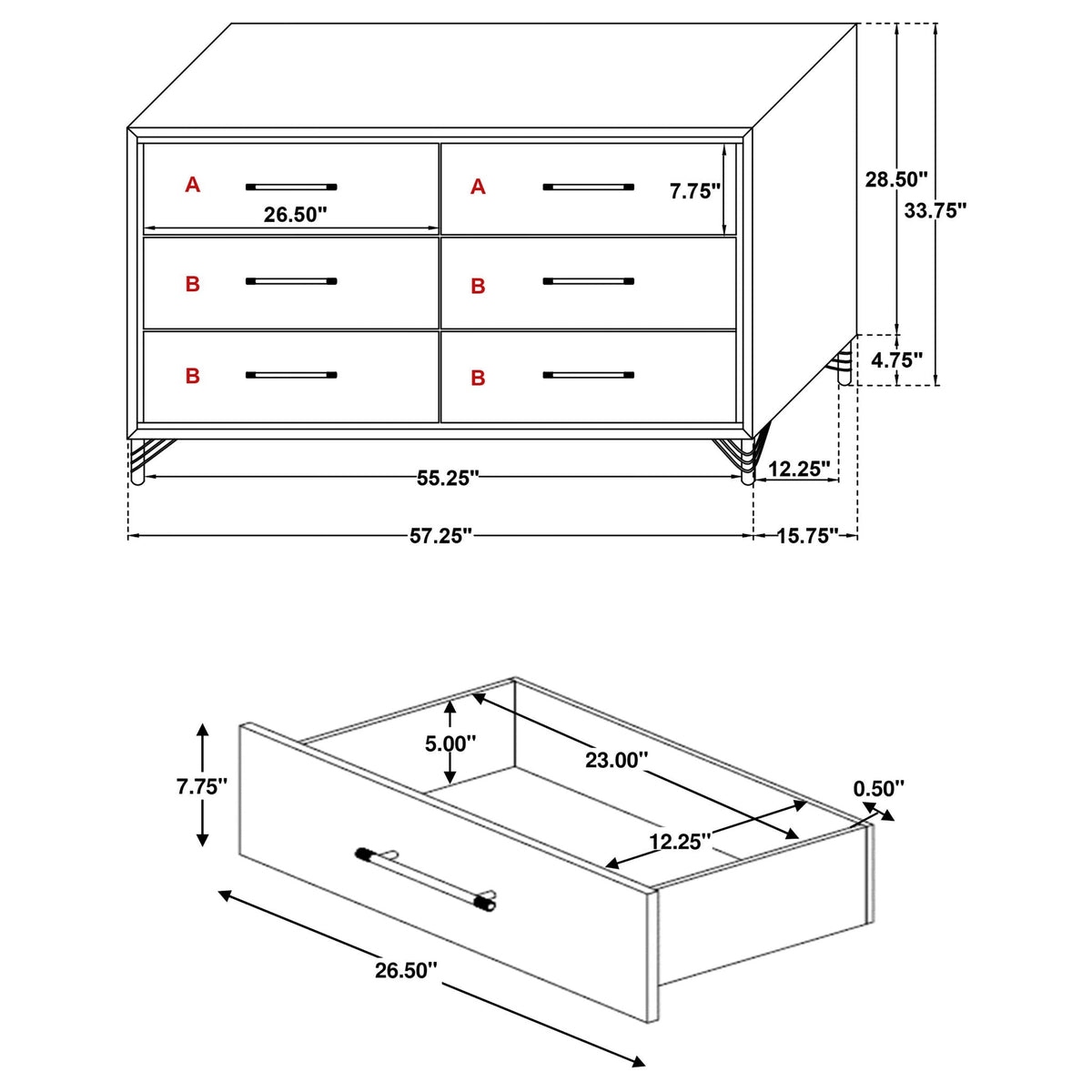 Malcolm - Bedroom Set With Wingback Design
