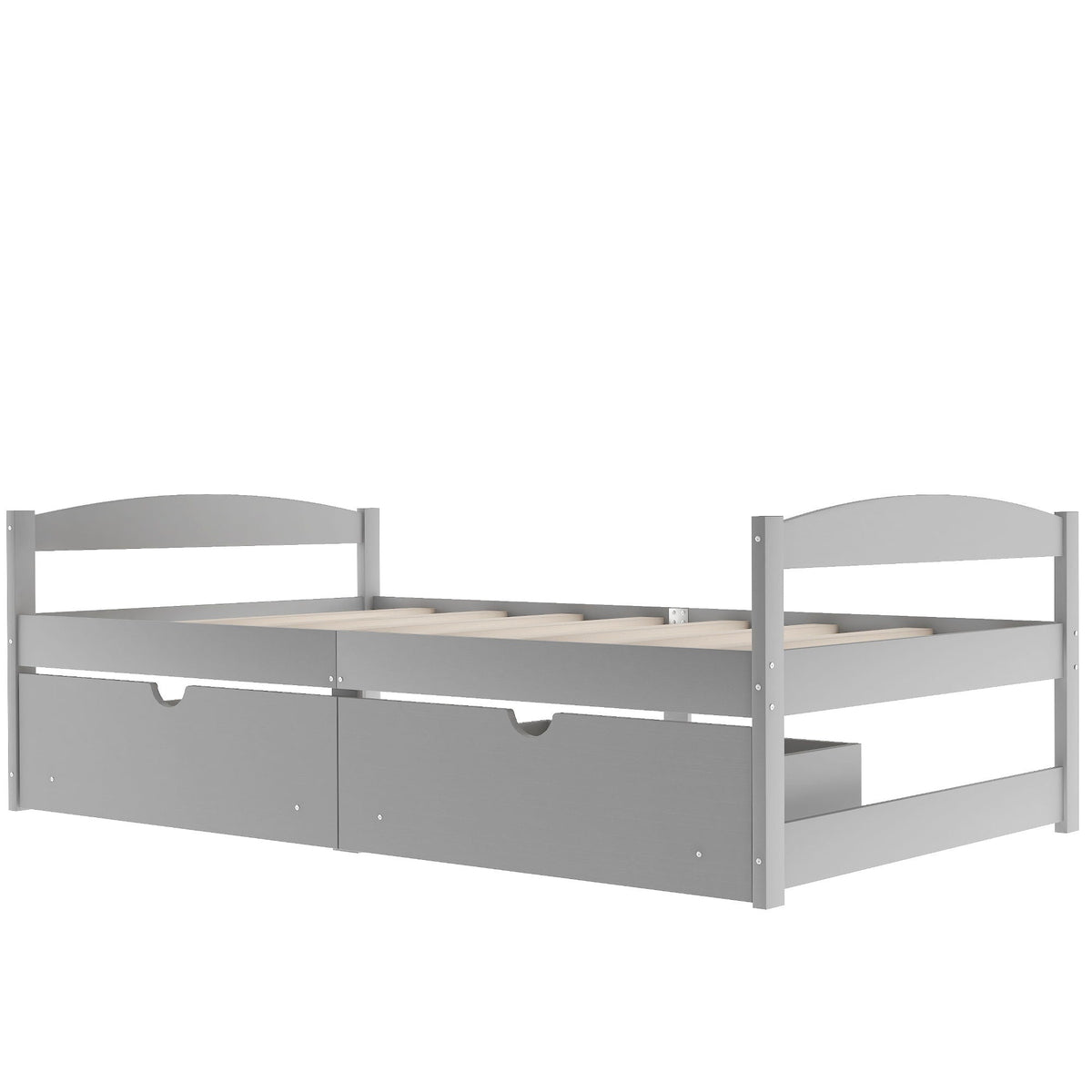 Platform Bed With 2 Drawers