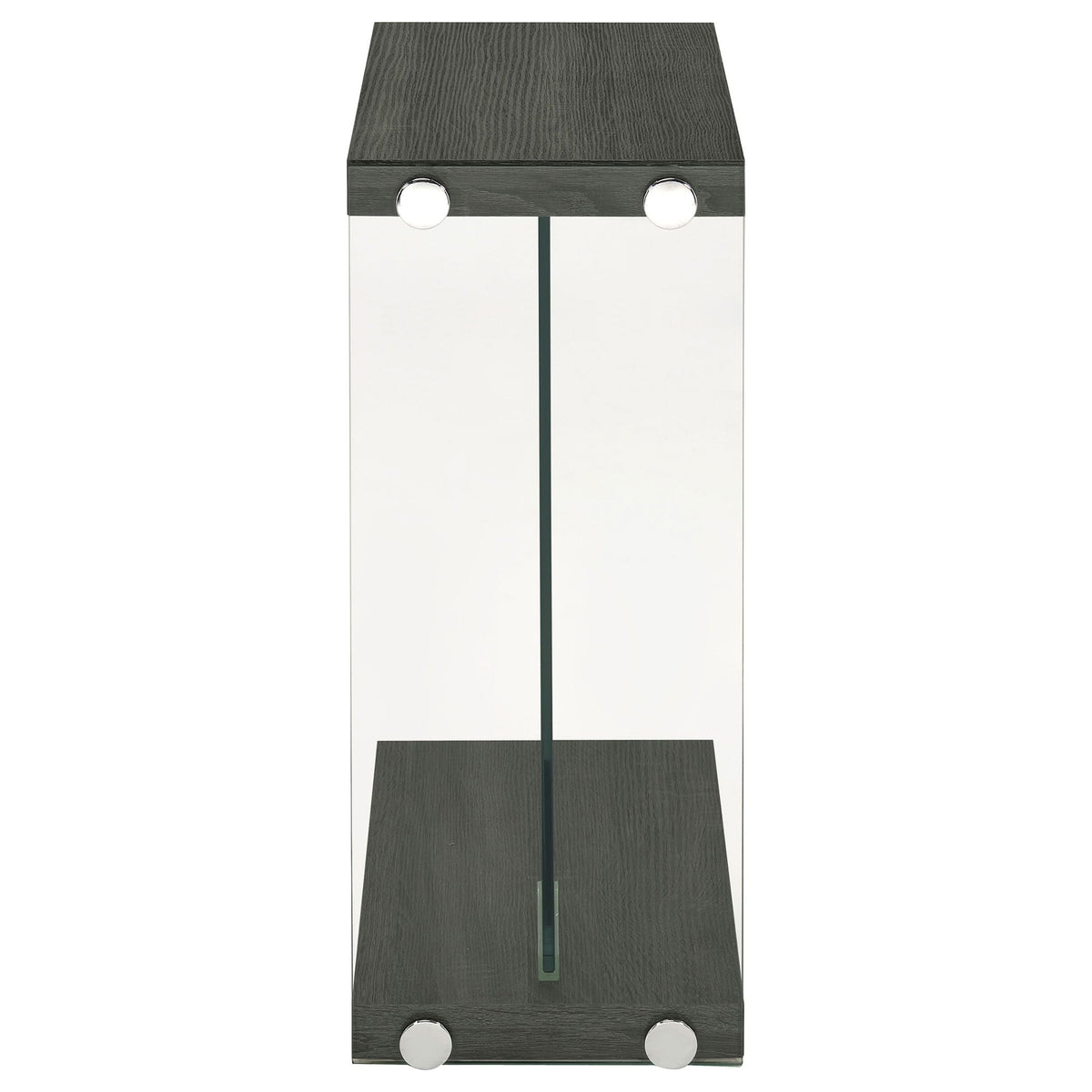 Sampson - C Shaped Side Table - Gray