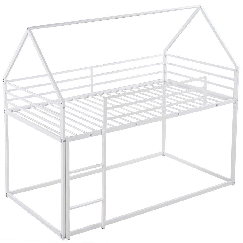 House Bunk Bed With Built In Ladder