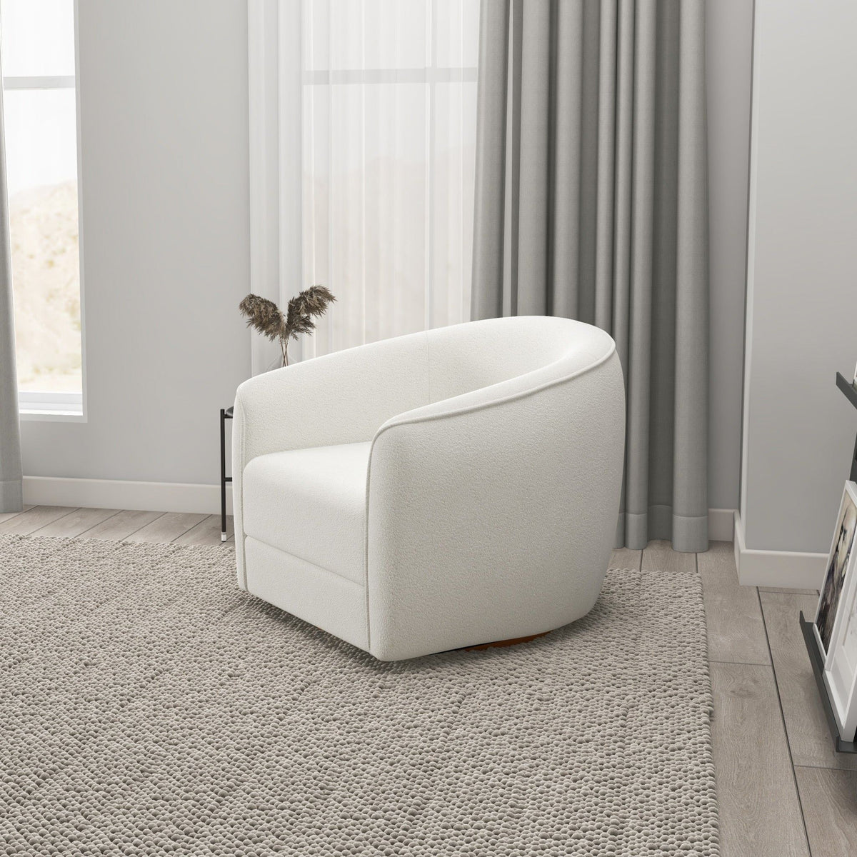 Elise - Mid-Century Modern Swivel Chair