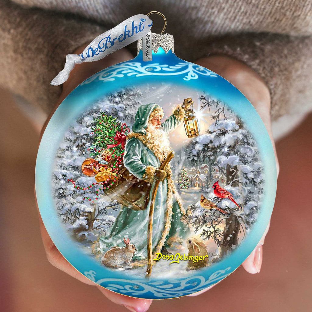 Saint Nicholas Glass Ornament Limited Edition by D. Gelsinger - Christmas Decor - 73918-DG
