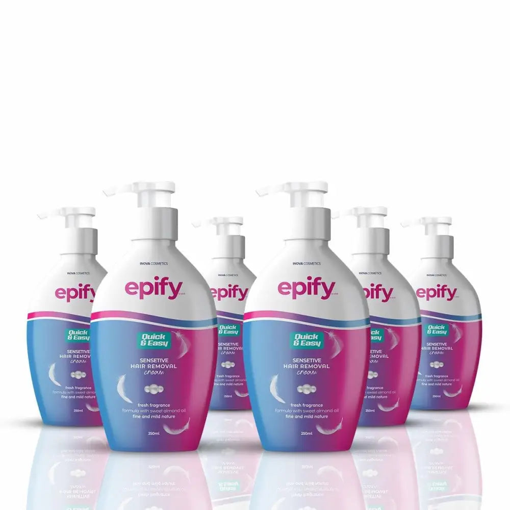 Epify Hair Removal Cream 250 ml (Pack of 6)