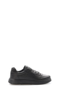 Black Perforated Panel Sneakers for Men | Wessi