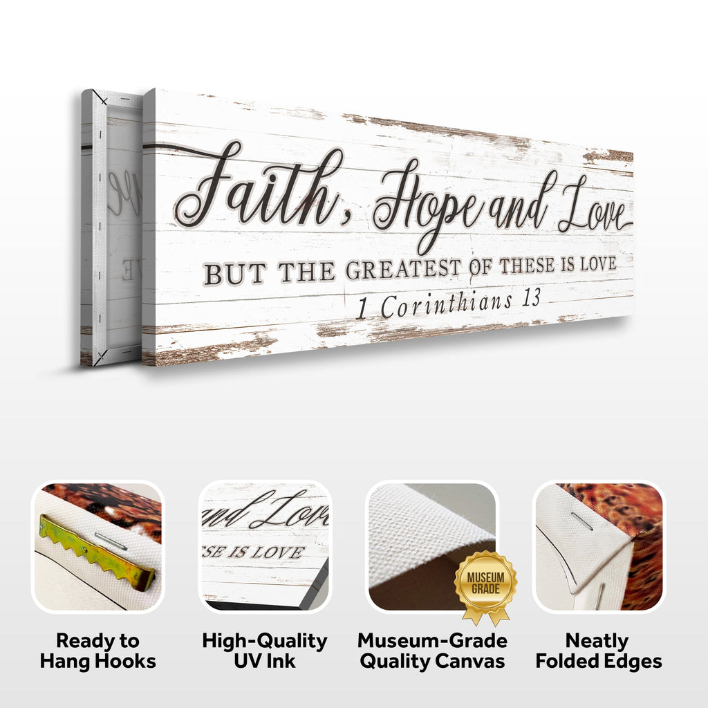 Faith Hope And Love 1 Corinthians 13 Faith Sign III
