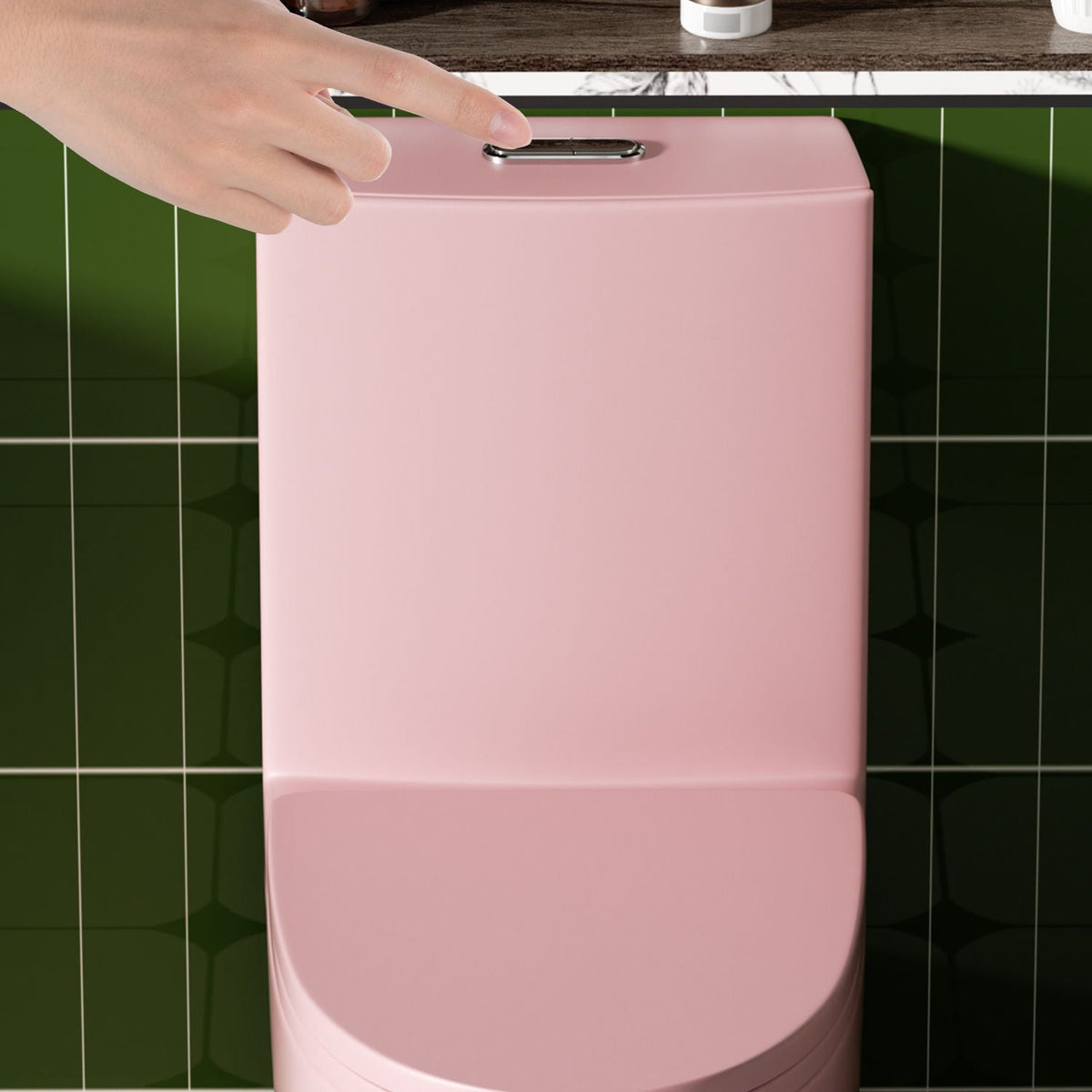 1 Piece Toilet With Tornado Flush, Dual Flush, And ADA Height Comfort Chair
