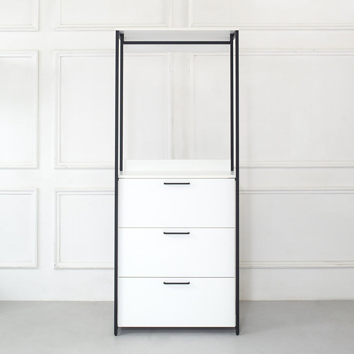 Fiona - Freestanding 3 Tower Closet System, 7 Shelf Walk-In - White