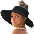 Wide Brim Beach Horse Tail Women's Foldable Sun Hat