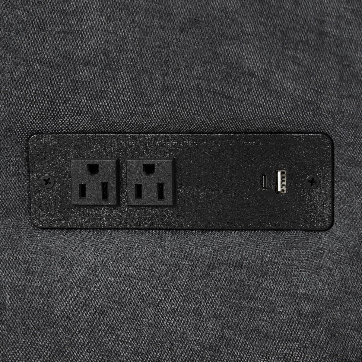 L-Shaped Sofa Convertible Sofa Bed Pull Out Sofa Sleeper With Two Back Pillows, Two USB Ports And Two Power Sockets For Living Room