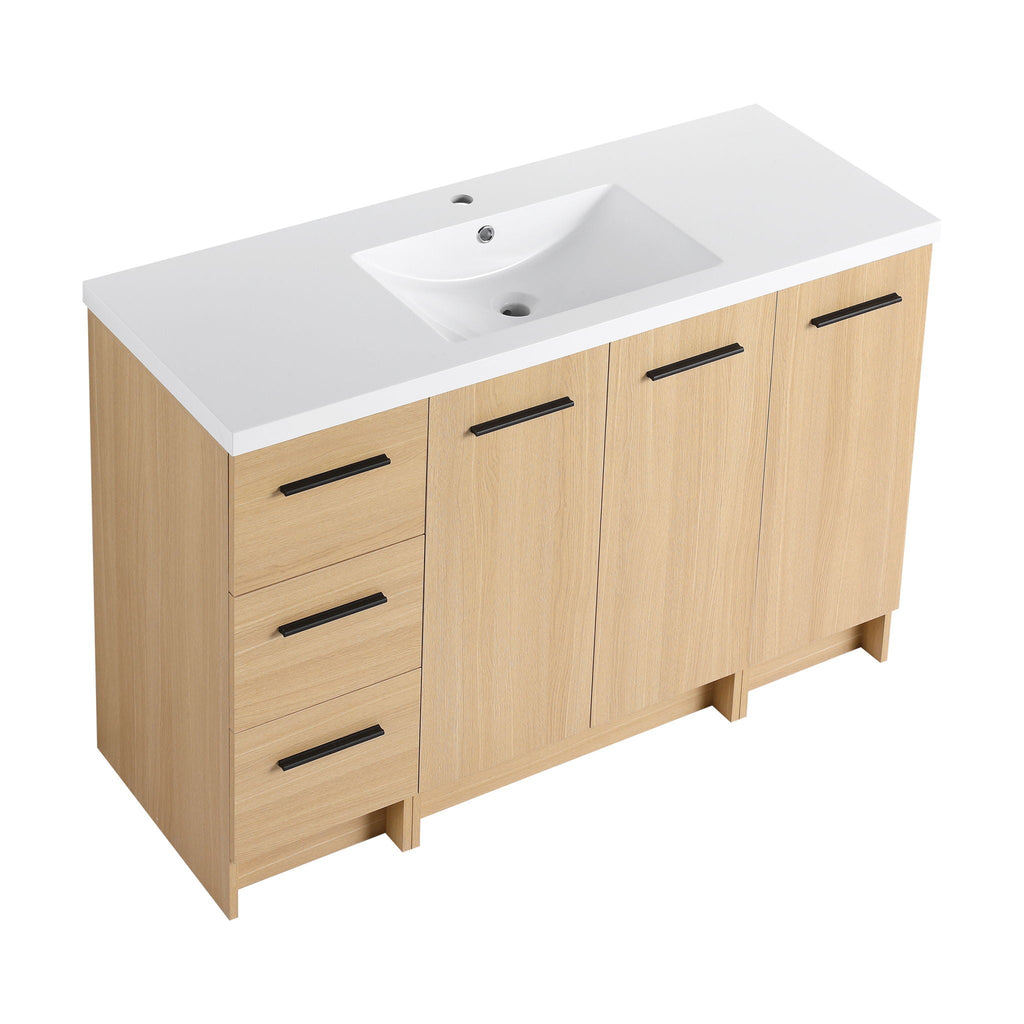 Floating Bathroom Vanity With Sink, Modular Cabinet