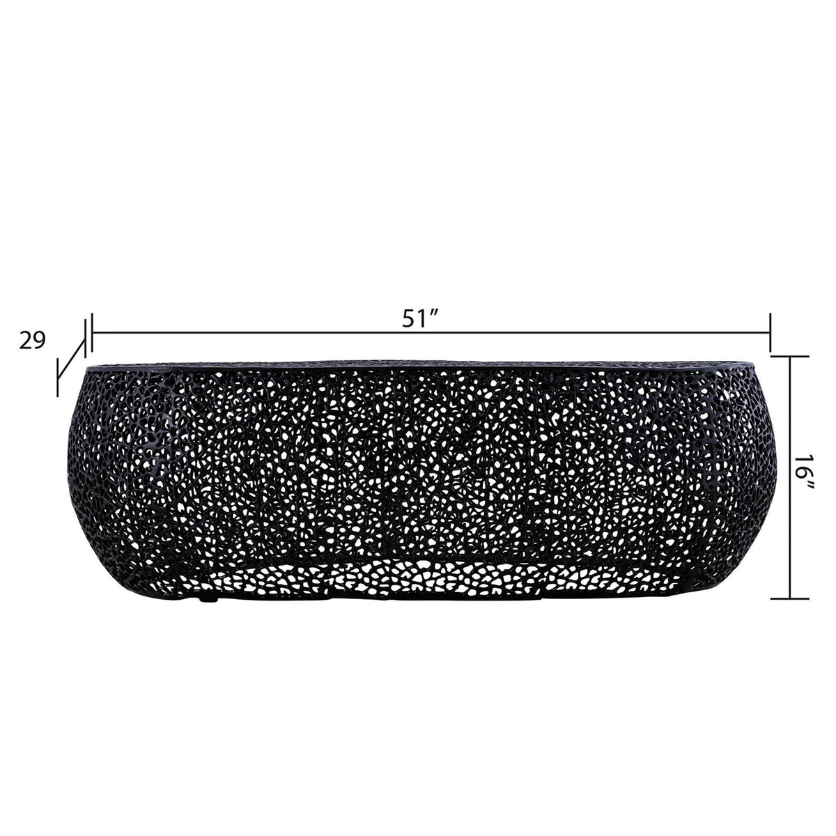 T3601 - Oval Coffee Table