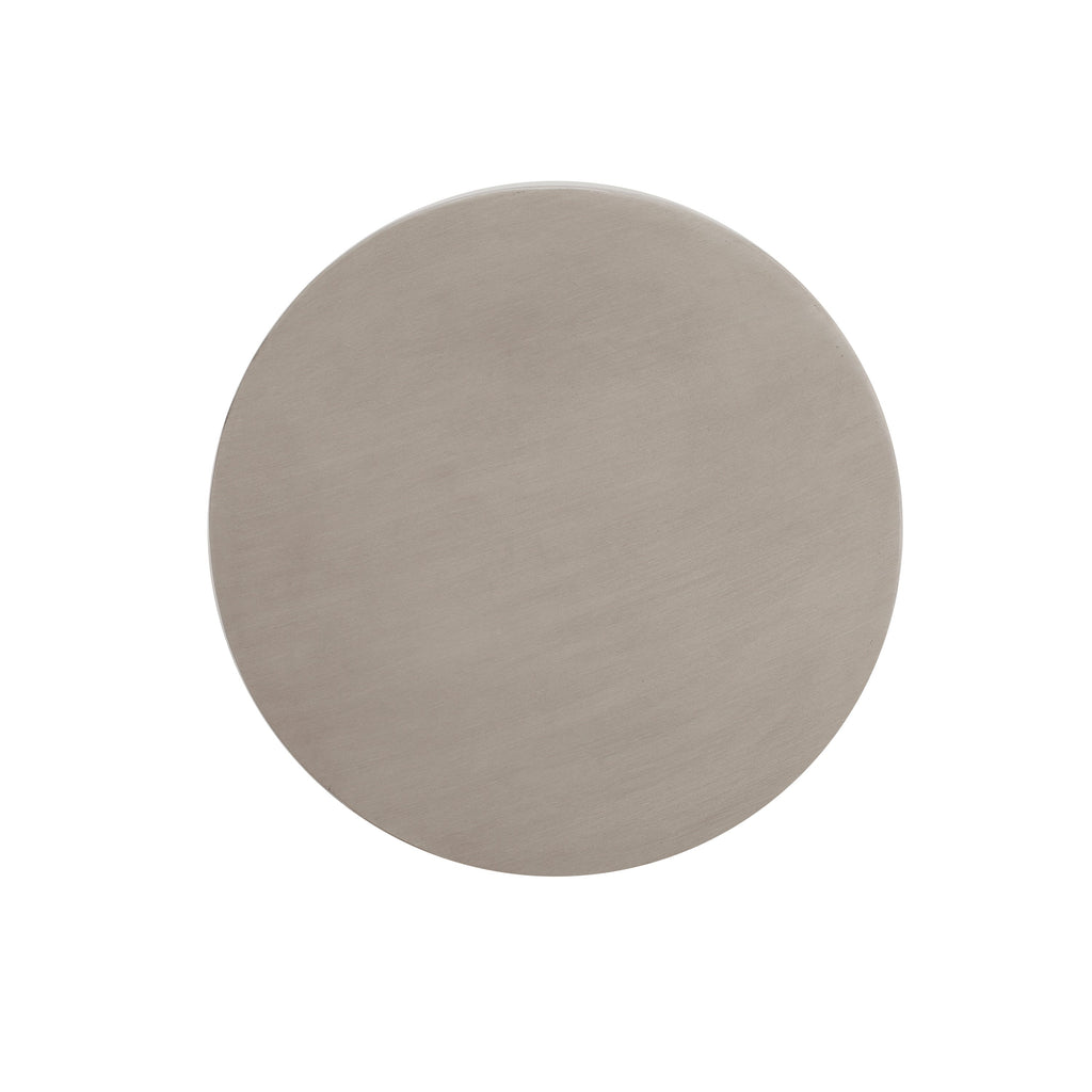 Outdoor MGO Round U-Shape Side Table Light Grey