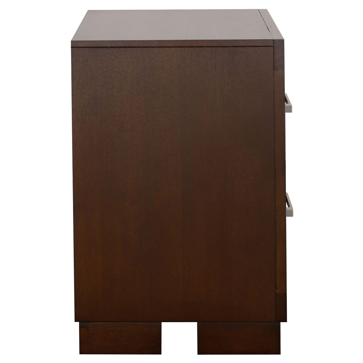Polk - 2 Drawer Nightstand With Slim Handles - Cappuccino