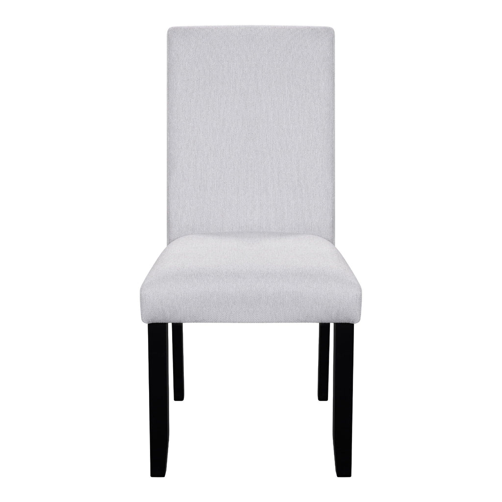 5 Piece Round Dining Table Set, Modern Dining Table And 4 Upholstered Chairs For Dining Room