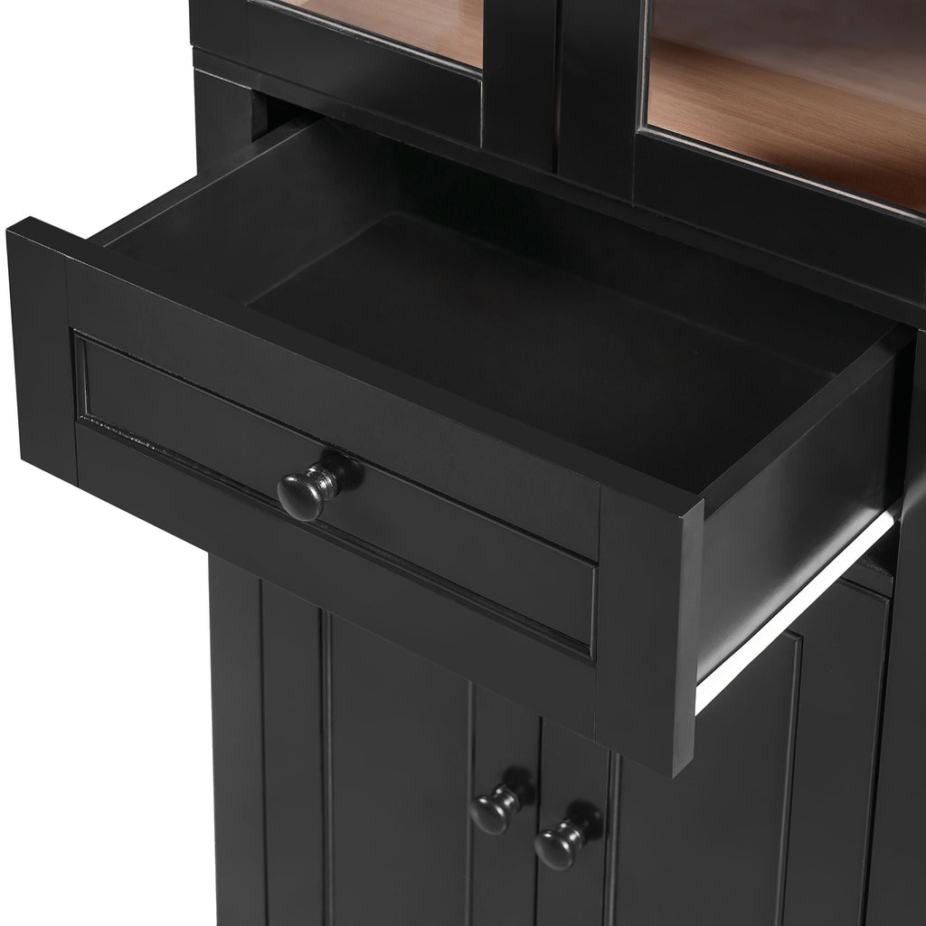 Bathroom Storage Cabinet, Adjustable Shelves & Drawer, Freestanding Tower
