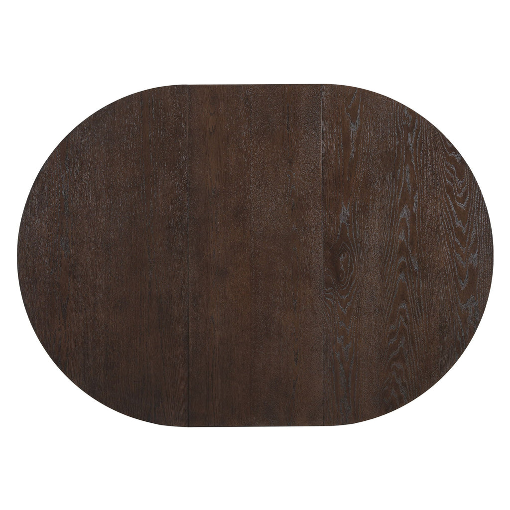 Topmax - 5 Piece Modern Extendable Round Dining Table Set With Removable Leaf For Small Places