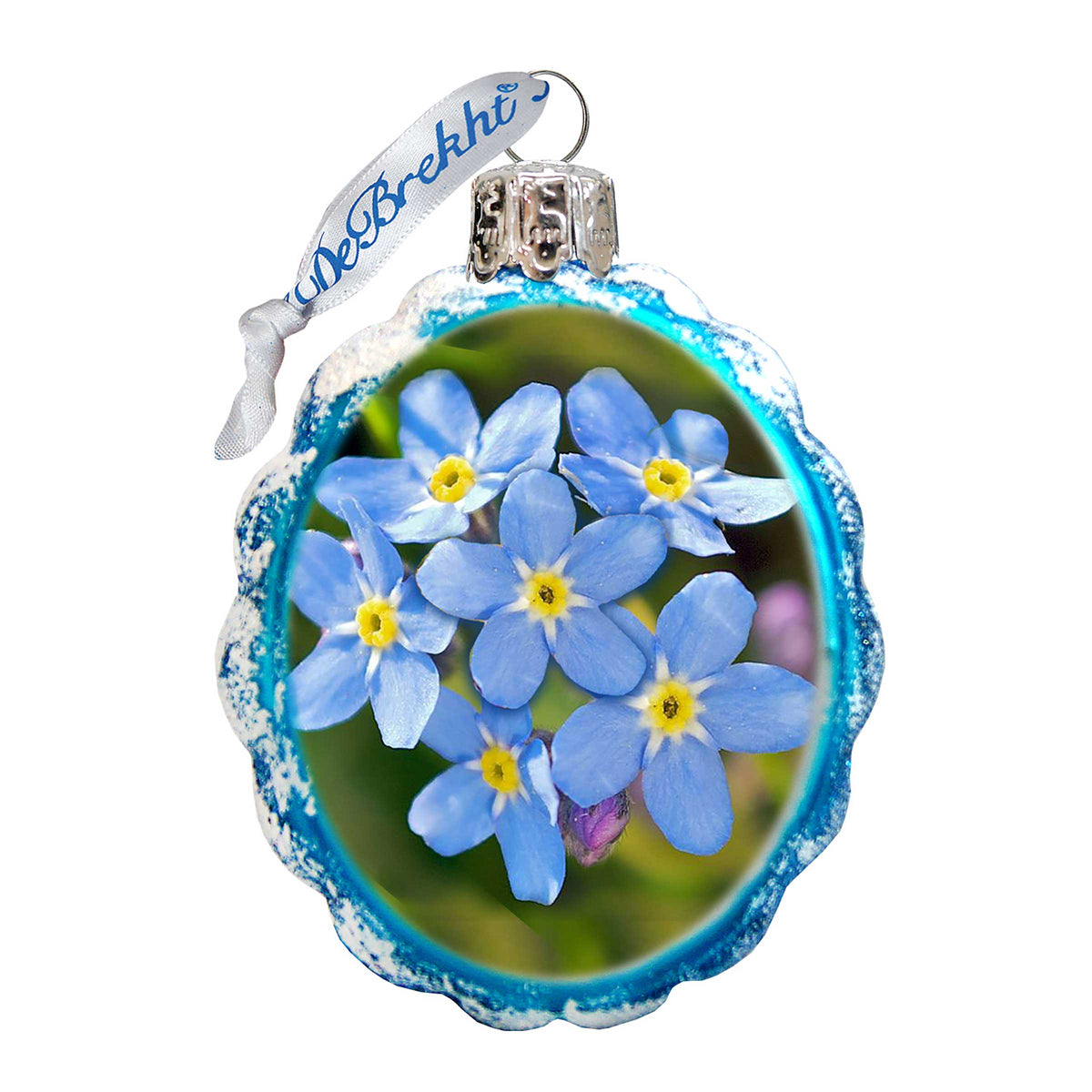 Floral Mercury Glass Ornament by G. DeBrekht - Wildlife Holiday Décor - 771035