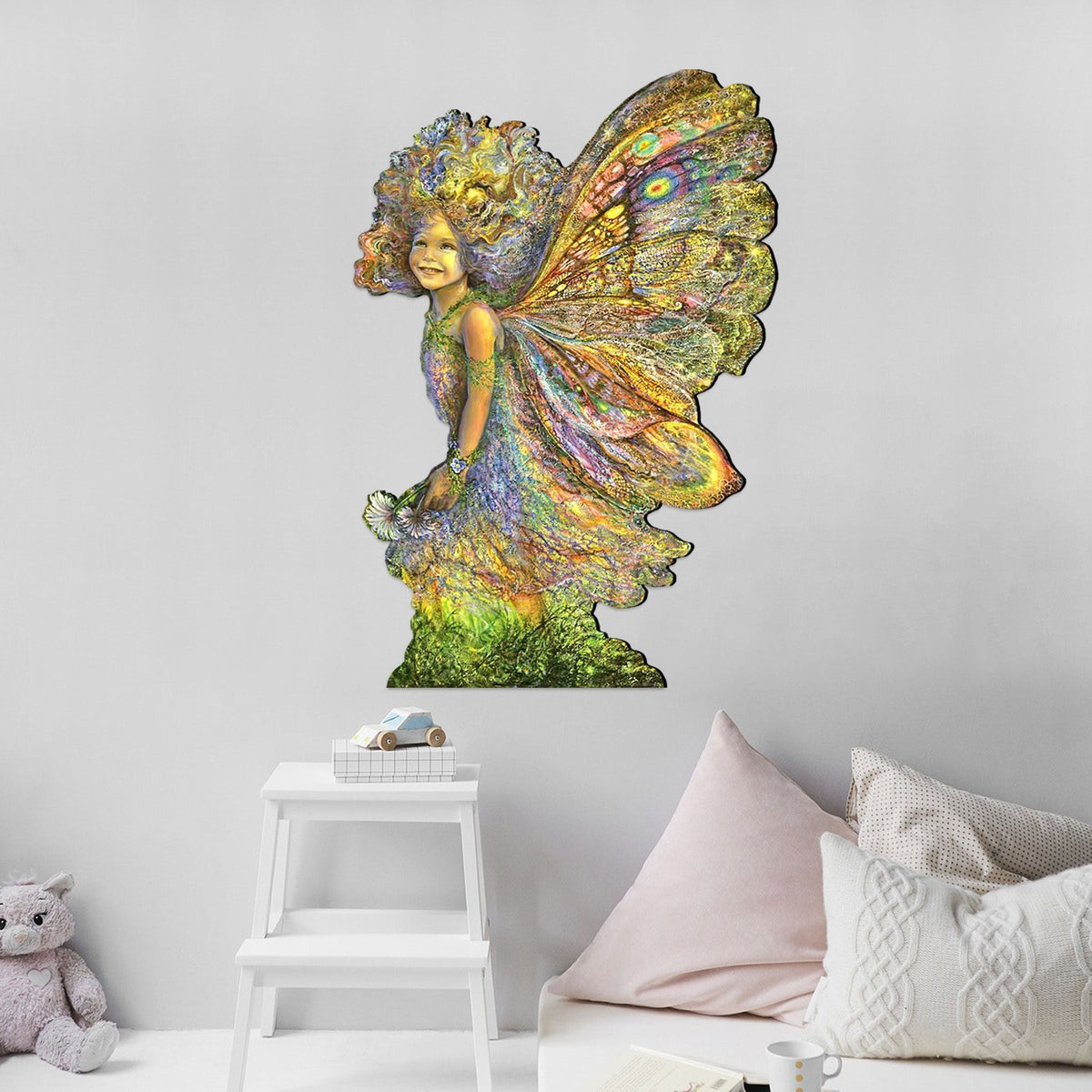 Fairy Holiday Outdoor Yard Sign Josephine Wall - Designocracy - 845619F-JW