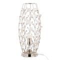 Crystal - Buds Contemporary Uplight Lamp - Polished Nickel / Clear Crystal