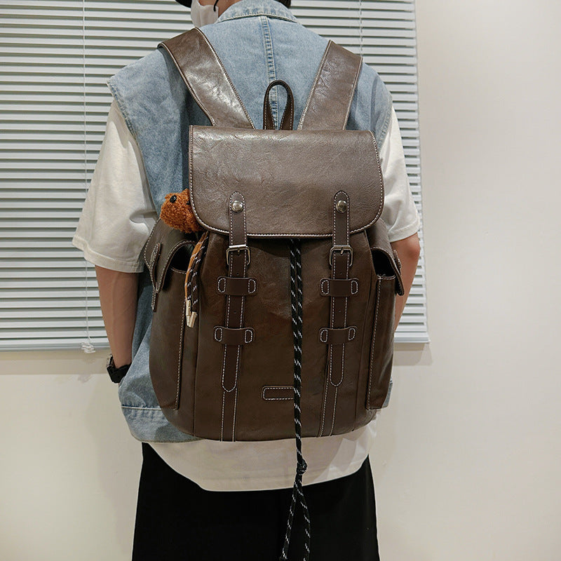 Fashion Casual Large Capacity Retro Trendy Outdoor Men's Travel Backpack