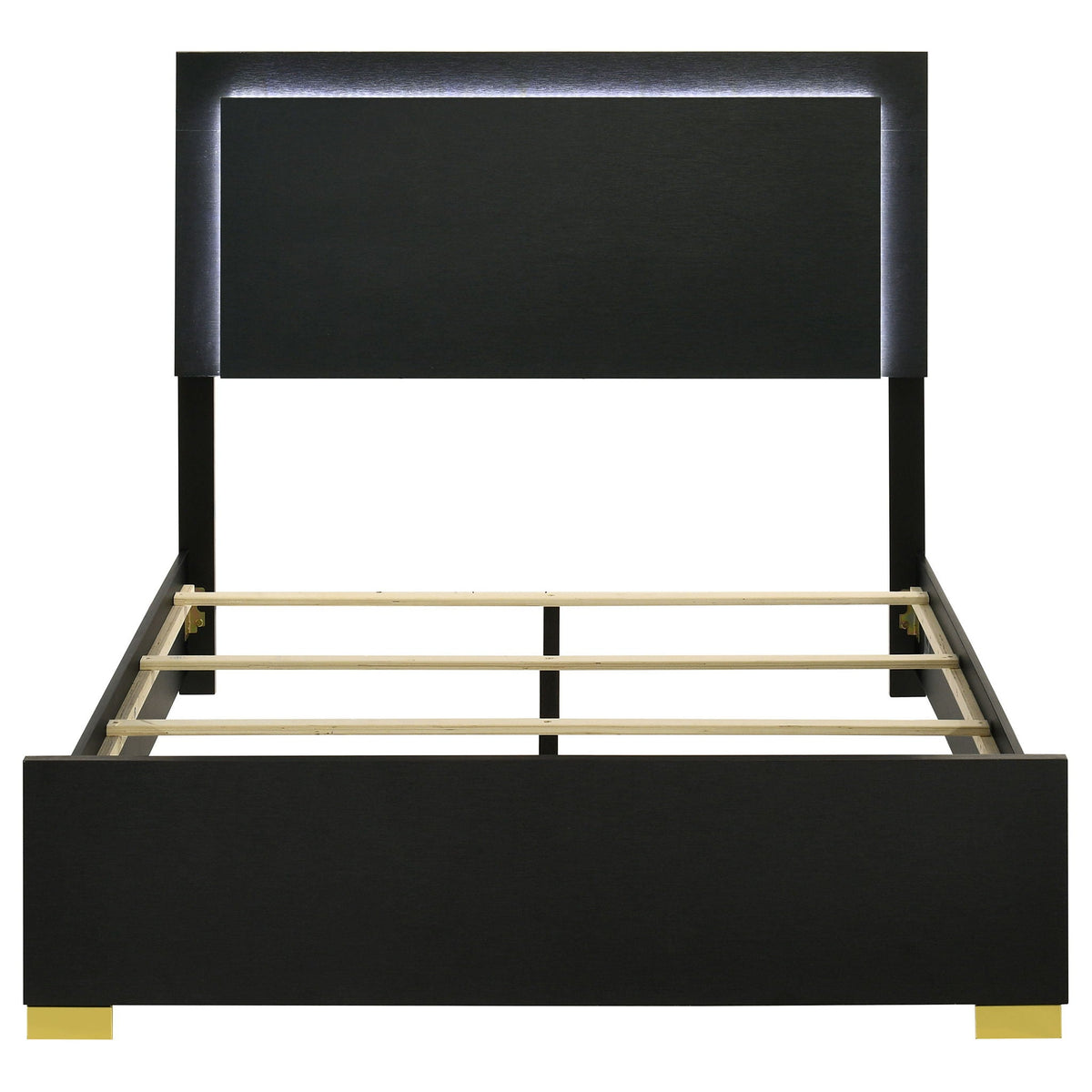 Jeremiah - LED Panel Bed With Touch Controlled Lighting