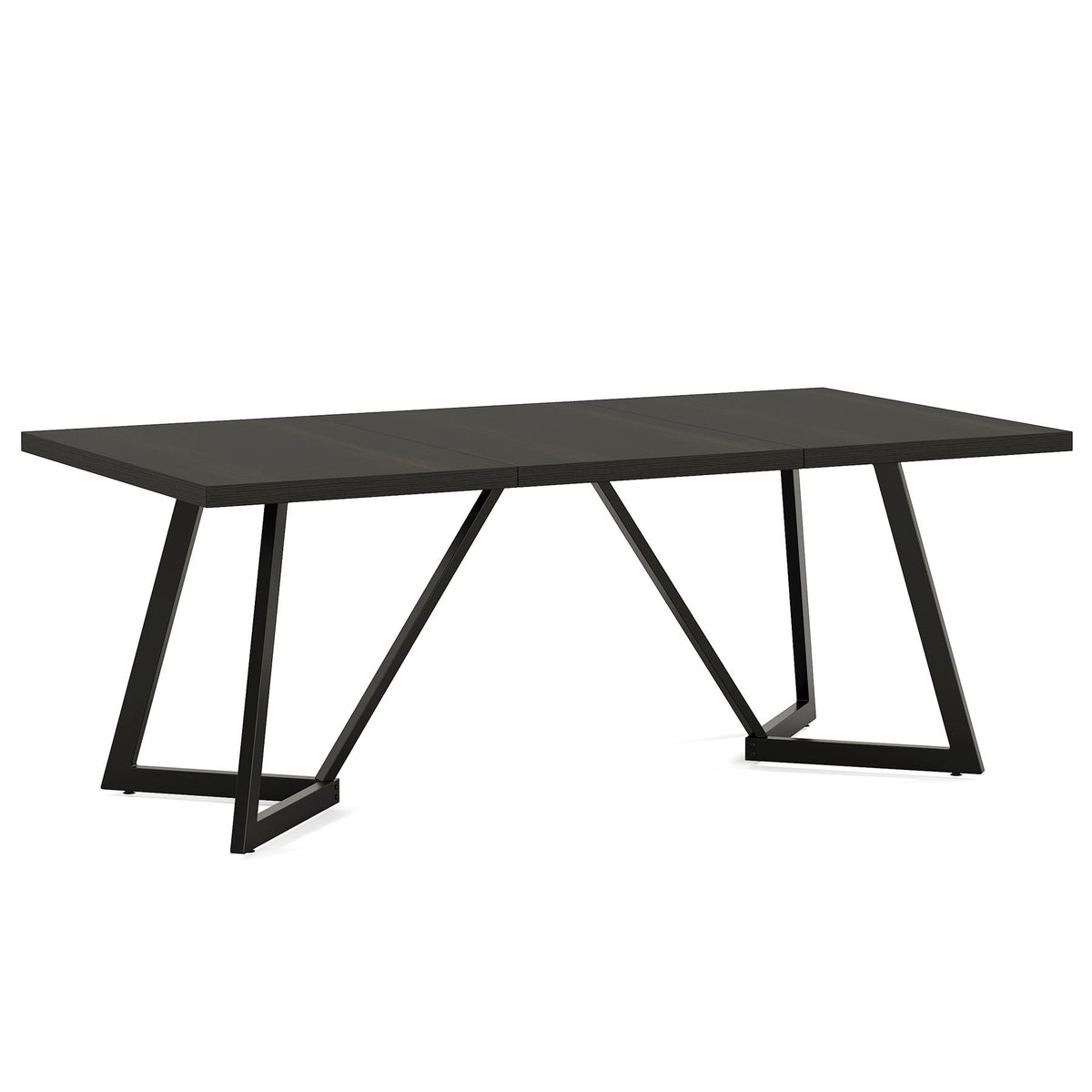 Rectangular Dining Table For 6 - 8 People - Black