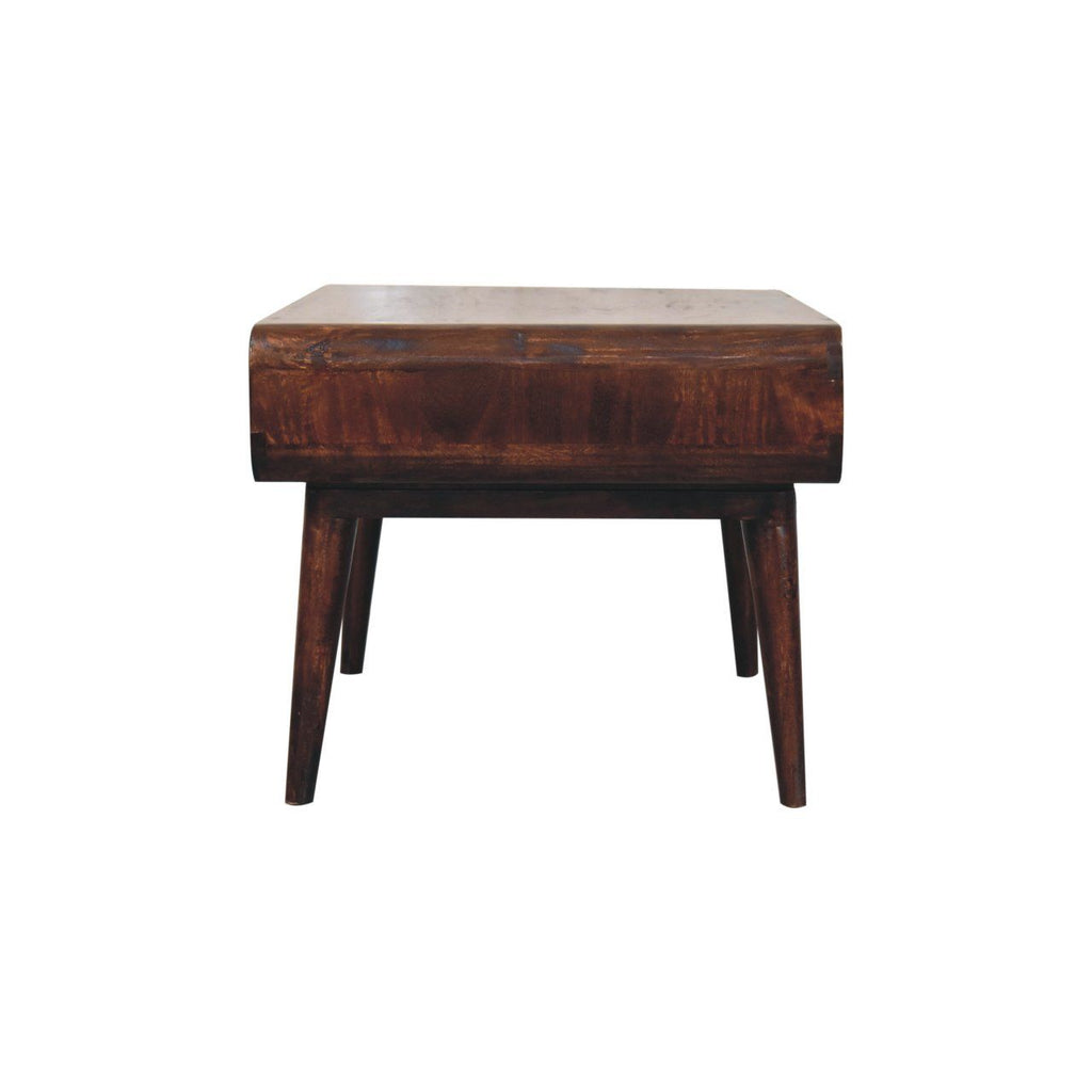 Solid Wood Curved Coffee Table