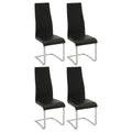 High Back Side Chairs Dining Chairs With Padded Upholstery (Set of 4)