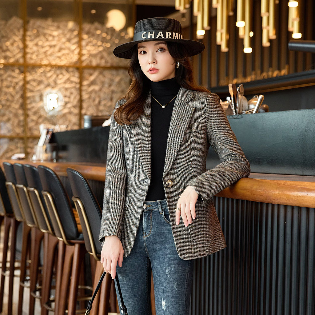 Springautumn New-season Sophisticated Wool Coat
